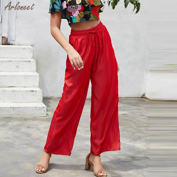 fashion womens pants summer straight loose solid lace woman trousers elastic waist 2019 new casual ladies pants autumn, White
fashion womens pants summer straight loose solid lace woman trousers elastic waist 2019 new casual ladies pants autumn, White