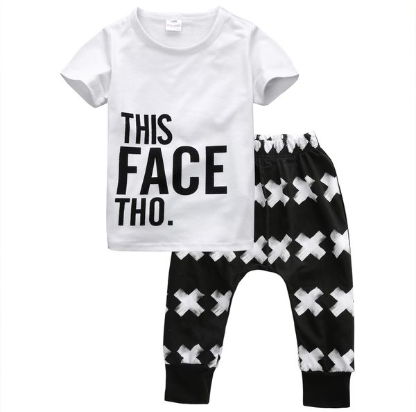 summer toddler baby kids boys clothes set short sleeves t-shirt +long print pants 2pcs outfits
summer toddler baby kids boys clothes set short sleeves t-shirt +long print pants 2pcs outfits