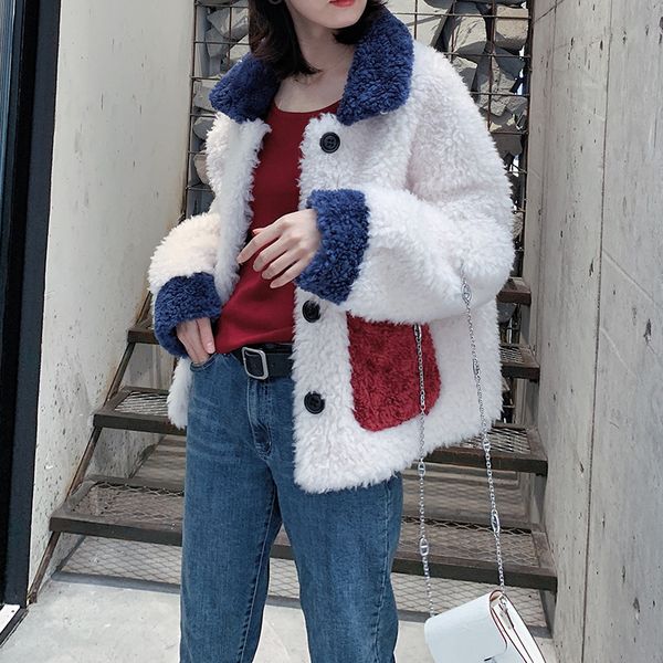 real fur coat female winter jacket clothes 2020 korean short sheep shearing jacket women vintage 100% wool coats fur 72540, Black
real fur coat female winter jacket clothes 2020 korean short sheep shearing jacket women vintage 100% wool coats fur 72540, Black
