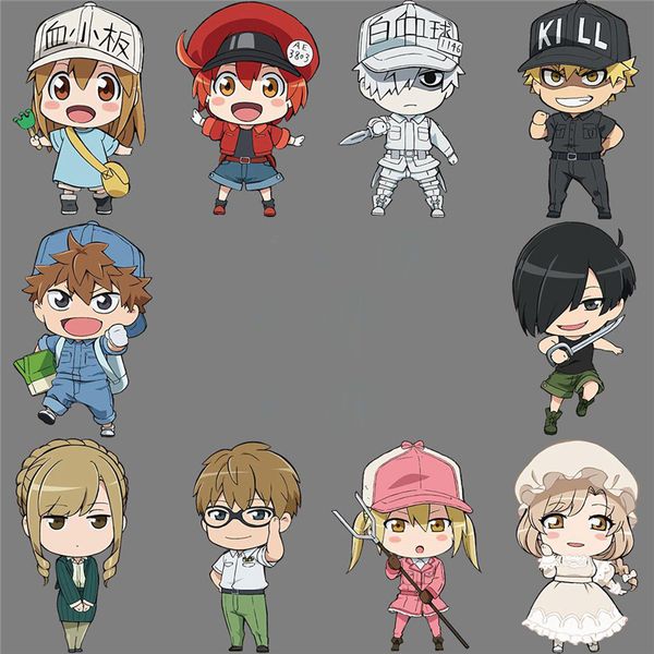anime cartoon cells at work hataraku saibo erythrocyte neutrophil keychain keyring halloween cosplay keychain christmas gift, Silver
anime cartoon cells at work hataraku saibo erythrocyte neutrophil keychain keyring halloween cosplay keychain christmas gift, Silver