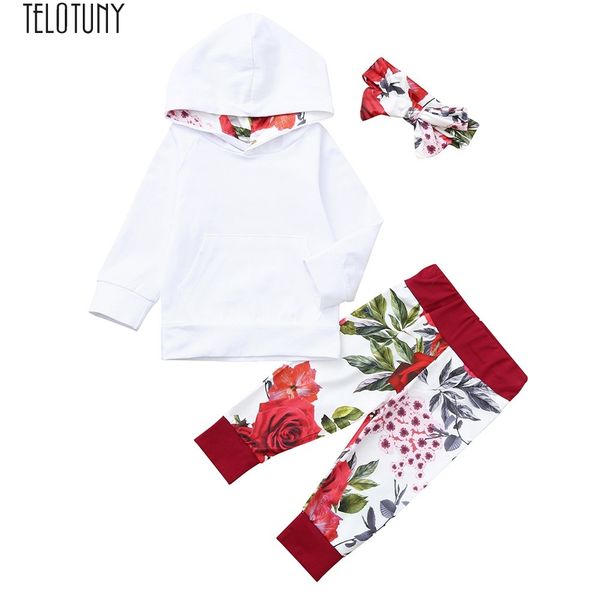 telotuny outfit toddler newborn baby hooded sweatshirts+floral print pants+headbands set outfit baby clothing fashion new nov17, White
telotuny outfit toddler newborn baby hooded sweatshirts+floral print pants+headbands set outfit baby clothing fashion new nov17, White
