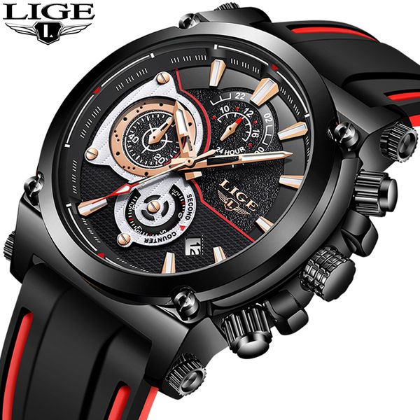 lige men's watch waterproof 24 hours date quartz watch men's leather sports waterproof clock gift, Slivery;brown
lige men's watch waterproof 24 hours date quartz watch men's leather sports waterproof clock gift, Slivery;brown