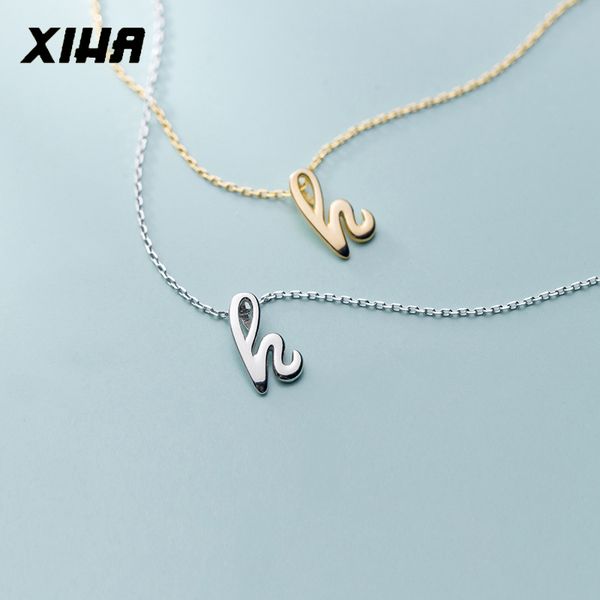 xiha real pure 925 sterling silver choker necklace for women h letter shaped simple chain with pendants minimalist jewelry
xiha real pure 925 sterling silver choker necklace for women h letter shaped simple chain with pendants minimalist jewelry