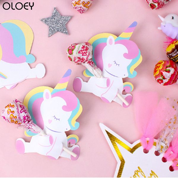 50pcs/pack baby unicorn lollipop decoration cards wedding birthday party decorations kids candy favors decor for guest cartoon
50pcs/pack baby unicorn lollipop decoration cards wedding birthday party decorations kids candy favors decor for guest cartoon