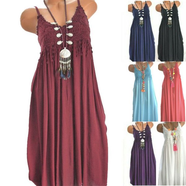 new style women's dresses summer boho casual long evening party pure color beach dress v neck loose sundress fashion 2019, Black;gray
new style women's dresses summer boho casual long evening party pure color beach dress v neck loose sundress fashion 2019, Black;gray