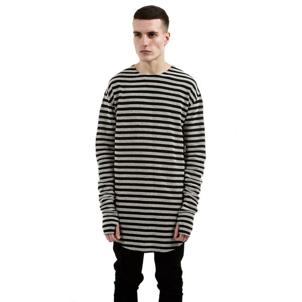 street style mens long sleeve t shirt classice black white striped crew neck long tee high street streetwear, White;black
street style mens long sleeve t shirt classice black white striped crew neck long tee high street streetwear, White;black