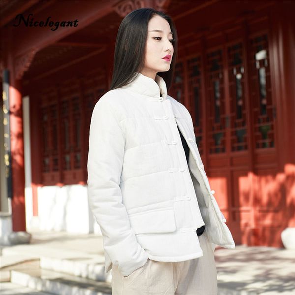2019 new cotton linen parkas women new original vintage winter thick keep warm long sleeve pockets stand collar solid coat, Black
2019 new cotton linen parkas women new original vintage winter thick keep warm long sleeve pockets stand collar solid coat, Black