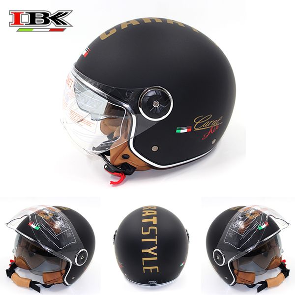 ibk motorcycle helmets electric bicycle scooter casco casque 3/4 face anti-uv open face double lens four season helmet
ibk motorcycle helmets electric bicycle scooter casco casque 3/4 face anti-uv open face double lens four season helmet