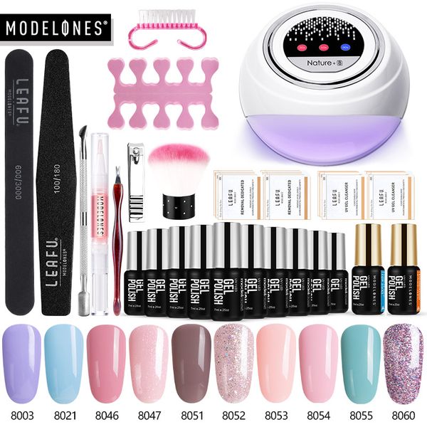 modelones led lamp nail art manicure set soak off semi permanent uv gel polish nail set smart sensor uv lamp machine tools kits
modelones led lamp nail art manicure set soak off semi permanent uv gel polish nail set smart sensor uv lamp machine tools kits
