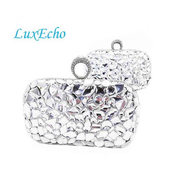 rhinestone handmade handbags women shoulder bags fashion day clutches golden and silver color finger ring evening bags
rhinestone handmade handbags women shoulder bags fashion day clutches golden and silver color finger ring evening bags