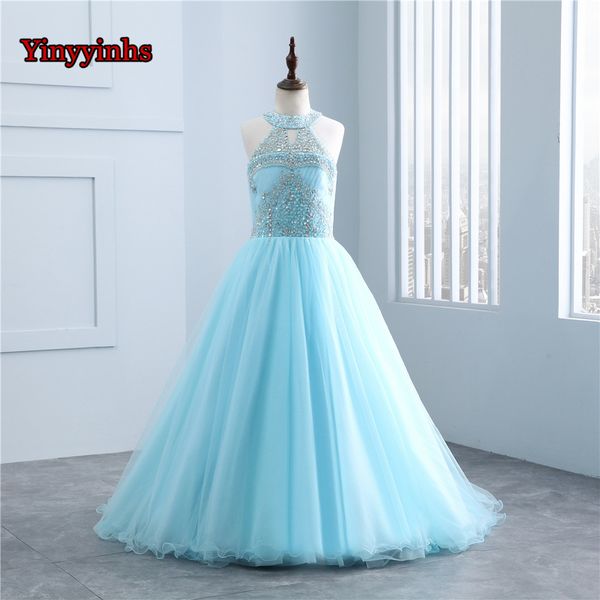 yinyyinhs romantic puffy halter flower girl dress for weddings tulle ball gown beading girl party communion dress pageant gown, Red;yellow
yinyyinhs romantic puffy halter flower girl dress for weddings tulle ball gown beading girl party communion dress pageant gown, Red;yellow