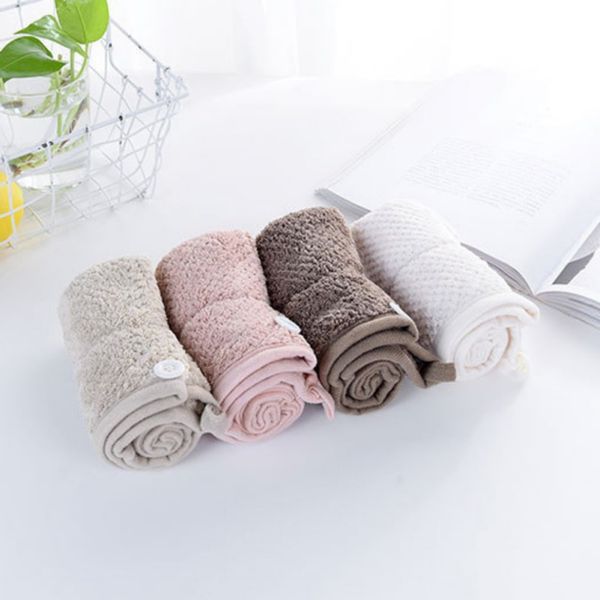 quick-drying towel thickened coral fleece dry hair cap headband super absorbent shower cap
quick-drying towel thickened coral fleece dry hair cap headband super absorbent shower cap