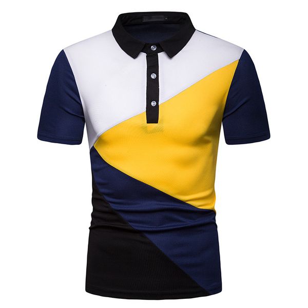 2019 new style summer fashion youth men cool mixed colors loose-fit ouma short sleeve polot shirt, White;black
2019 new style summer fashion youth men cool mixed colors loose-fit ouma short sleeve polot shirt, White;black