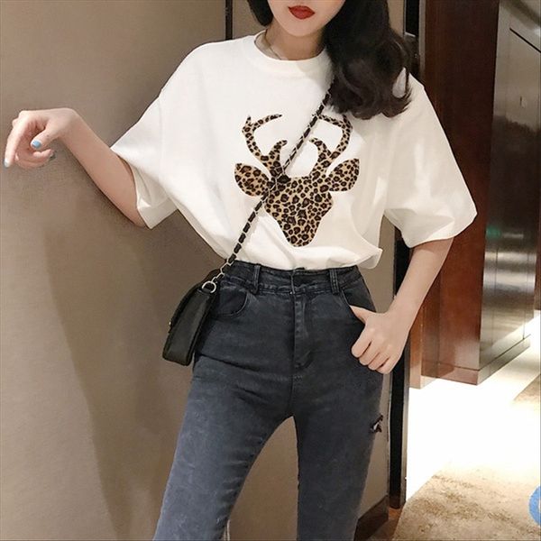 slimming t- base shirt female 2019 thick season all-match short sleeve t-shirt female student loose ins top, White
slimming t- base shirt female 2019 thick season all-match short sleeve t-shirt female student loose ins top, White