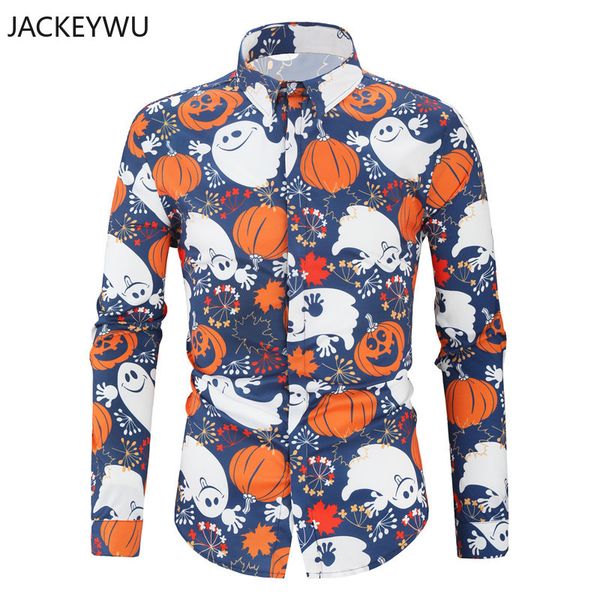 halloween novelty shirt men autumn print long sleeve casual shirts hidden button cotton hip hop streetwear camisas lapel, White;black
halloween novelty shirt men autumn print long sleeve casual shirts hidden button cotton hip hop streetwear camisas lapel, White;black