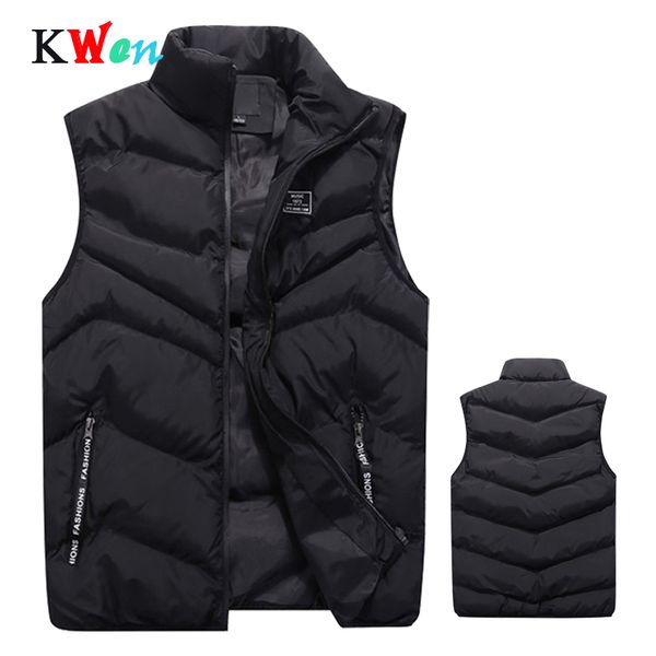 2019 fashion mens jacket sleeveless vest autumn casual coats male cotton-padded men's vest men thicken waistcoat m-4xl, Black;white
2019 fashion mens jacket sleeveless vest autumn casual coats male cotton-padded men's vest men thicken waistcoat m-4xl, Black;white