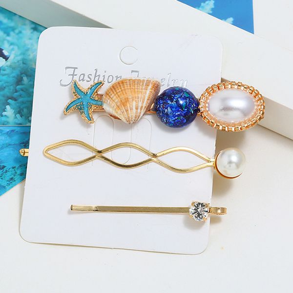 boho hair jewelry for women barrettes stick big shell starfish gold pins simulated pearl hair clip bohemian vintage accessories, Golden;white
boho hair jewelry for women barrettes stick big shell starfish gold pins simulated pearl hair clip bohemian vintage accessories, Golden;white