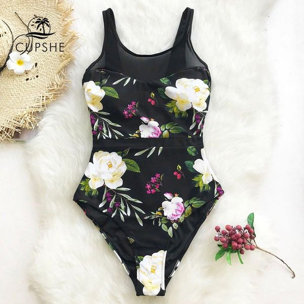 cupshe lotus floral print and mesh patchwork one-piece swimsuit women o-neck lace-up monokini 2019 girl beach bathing swimwear
cupshe lotus floral print and mesh patchwork one-piece swimsuit women o-neck lace-up monokini 2019 girl beach bathing swimwear