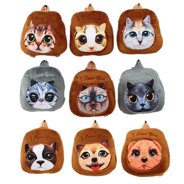 boys girls kids kindergarten plush cute cat dog poodle bull dog bag backpack small baby bag gift
boys girls kids kindergarten plush cute cat dog poodle bull dog bag backpack small baby bag gift