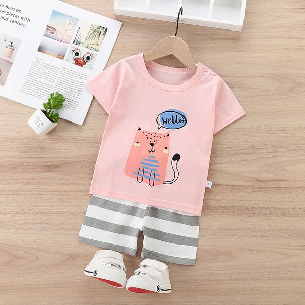 6m-4y baby's clothes short sleeve suit children's summer wear baby boys girls out wear two-piece set, White
6m-4y baby's clothes short sleeve suit children's summer wear baby boys girls out wear two-piece set, White