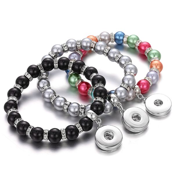 snap jewelry 18mm snap button bracelet elastic adjustbtale handmade 0mm imitation pearls beaded smap bracelets for women gilrs, Golden;silver
snap jewelry 18mm snap button bracelet elastic adjustbtale handmade 0mm imitation pearls beaded smap bracelets for women gilrs, Golden;silver