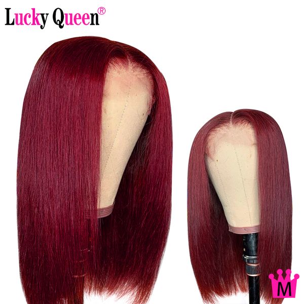 short bob lace front wigs 99j 13x4 lace front wigs pre plucked for black women 150% density lucky queen remy human hair, Black;brown
short bob lace front wigs 99j 13x4 lace front wigs pre plucked for black women 150% density lucky queen remy human hair, Black;brown