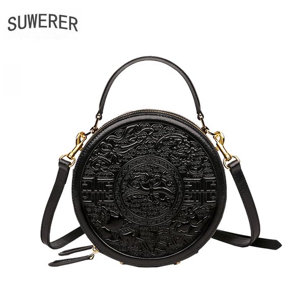 women genuine leather bag 2020 new fashion round bag vintage embossed shoulder
women genuine leather bag 2020 new fashion round bag vintage embossed shoulder