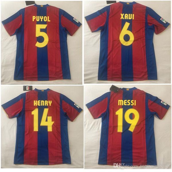 thai 07 08 messi retro soccer jerseys xavi pique football shirt 2007 2008 ronaldinho jersey henry classic maillot de foot, Black;yellow
thai 07 08 messi retro soccer jerseys xavi pique football shirt 2007 2008 ronaldinho jersey henry classic maillot de foot, Black;yellow
