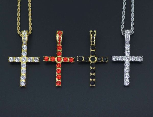 hip hop cross colorful diamonds pendant necklaces for men women alloy religion luxury necklace stainless steel cuban chains jewelry 4 colors, Silver
hip hop cross colorful diamonds pendant necklaces for men women alloy religion luxury necklace stainless steel cuban chains jewelry 4 colors, Silver