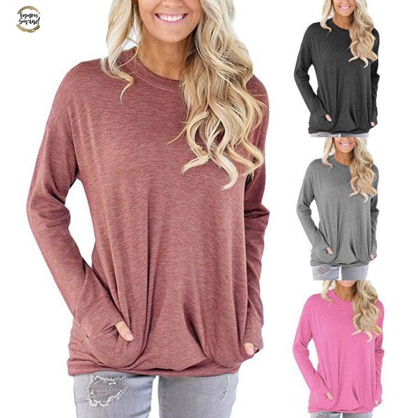 sale attractive women's fashion casual long sleeve cotton solid loose pockets blouses new arrival, White
sale attractive women's fashion casual long sleeve cotton solid loose pockets blouses new arrival, White