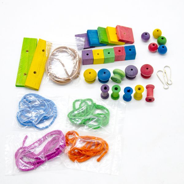 diy parts parrot toys bird toys cowhide rope sisal rope customer sure make designs of one's own assemble
diy parts parrot toys bird toys cowhide rope sisal rope customer sure make designs of one's own assemble