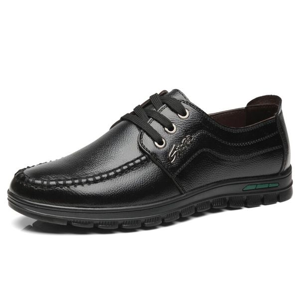 brand genuine leather men shoes autumn fashion lace-up casual shoes business walking men dress zapatos hombres, Black
brand genuine leather men shoes autumn fashion lace-up casual shoes business walking men dress zapatos hombres, Black