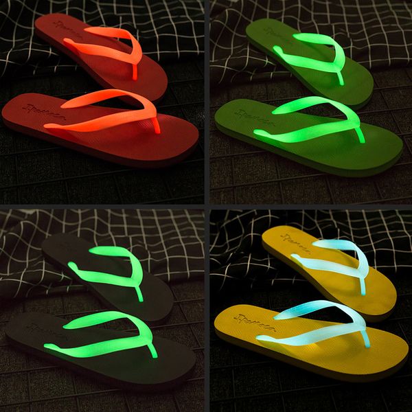 nice tide couple flip-flops for men and women rubber luminous slippers fashion wear sandals and slippers, Black
nice tide couple flip-flops for men and women rubber luminous slippers fashion wear sandals and slippers, Black