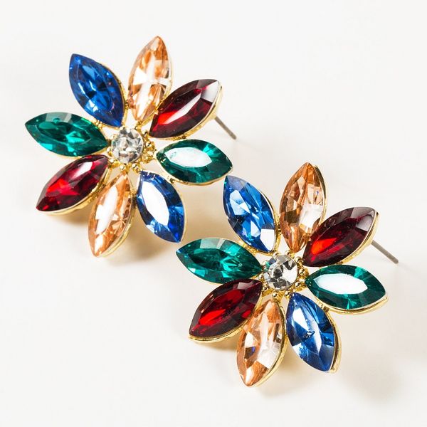 2019 fashion cute sweet rhinestone flower stud earrings for women simple multicolor flower silver needle earrings jewelry bijoux, Golden;silver
2019 fashion cute sweet rhinestone flower stud earrings for women simple multicolor flower silver needle earrings jewelry bijoux, Golden;silver