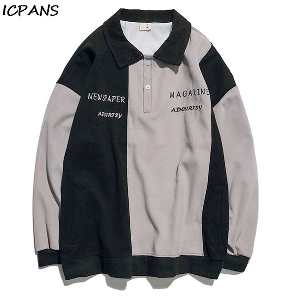 icpans print letter pacthwork pullover sweatshirts long sleeve 2019 men harajuku hip hop casual hoodies streetwear fashion, Black
icpans print letter pacthwork pullover sweatshirts long sleeve 2019 men harajuku hip hop casual hoodies streetwear fashion, Black