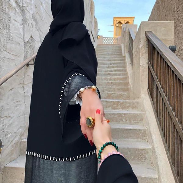 handmade beaded open front abaya kimono style cardigans women muslim islamic dubai turkey ramadan eid black mesh abaya dress, Red
handmade beaded open front abaya kimono style cardigans women muslim islamic dubai turkey ramadan eid black mesh abaya dress, Red