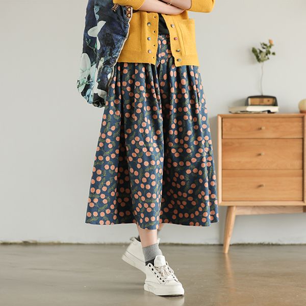 johnature autumn vintage cotton dot pockets simple all-match women half skirt 2019 new casual fashion 2 color women half skirts, Black;gray
johnature autumn vintage cotton dot pockets simple all-match women half skirt 2019 new casual fashion 2 color women half skirts, Black;gray