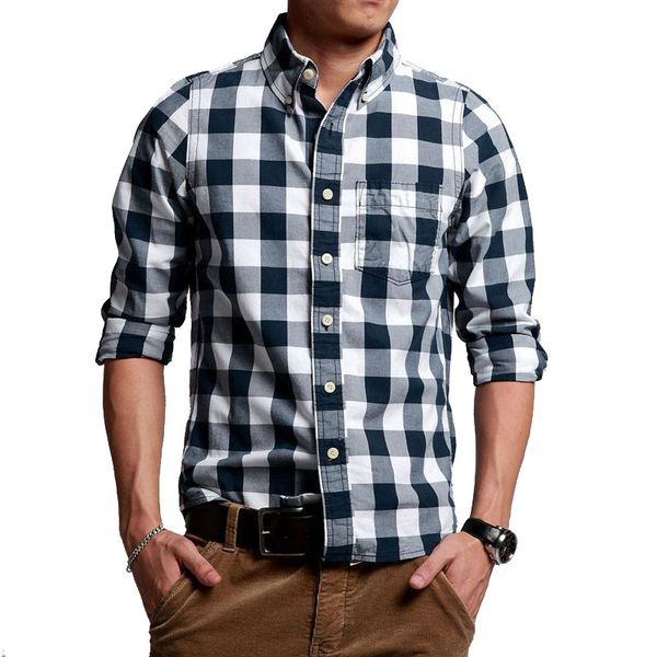 2019 new autumn men's pure cotton plaid shirt slim afs men casual shirt camisa ropa white streetwear hawaiian, White;black
2019 new autumn men's pure cotton plaid shirt slim afs men casual shirt camisa ropa white streetwear hawaiian, White;black