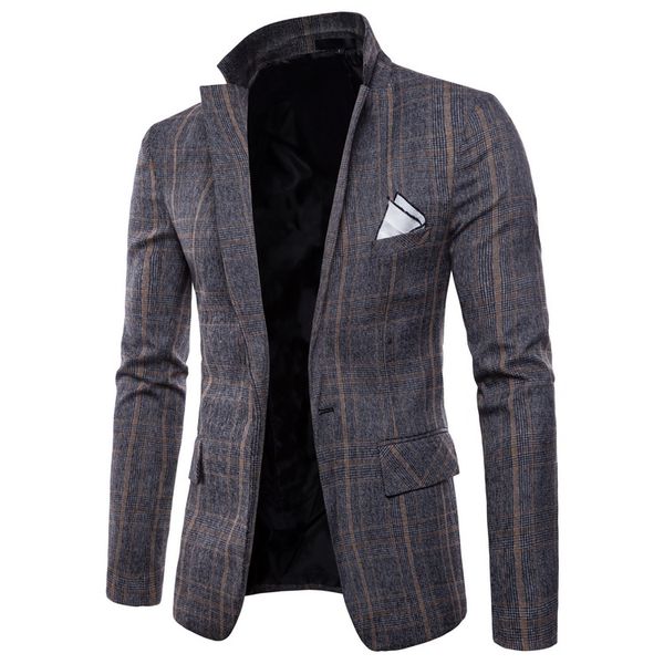 2019 autumn fashion trend men slim single button long sleeve cotton suit jacket male fashion business casual plaid suit jackets, White;black
2019 autumn fashion trend men slim single button long sleeve cotton suit jacket male fashion business casual plaid suit jackets, White;black