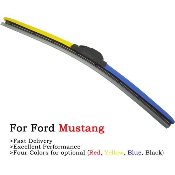 2pcs colored windscreen car wiper blades for mustang vehicle 2000-2020 22"+20" red yellow blue black natural rubber wipers
2pcs colored windscreen car wiper blades for mustang vehicle 2000-2020 22"+20" red yellow blue black natural rubber wipers