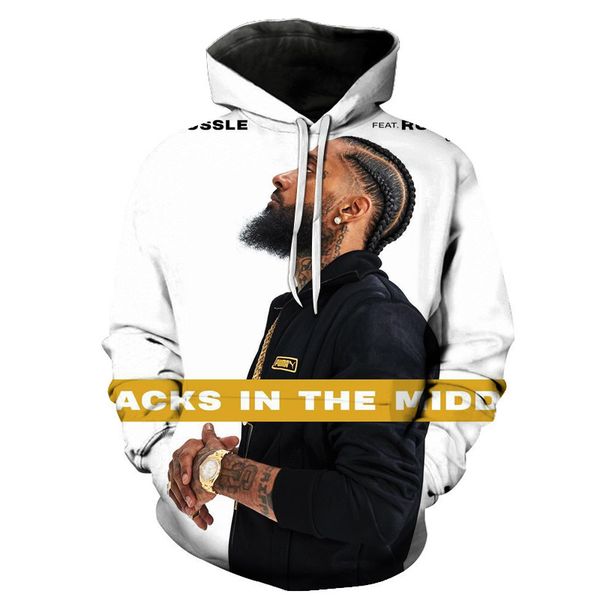 mens designer hoodies fashion rapper nipsey hussle 3d printed hoodies rip womens hooded skateboard pullovers sweatshirts, Black
mens designer hoodies fashion rapper nipsey hussle 3d printed hoodies rip womens hooded skateboard pullovers sweatshirts, Black