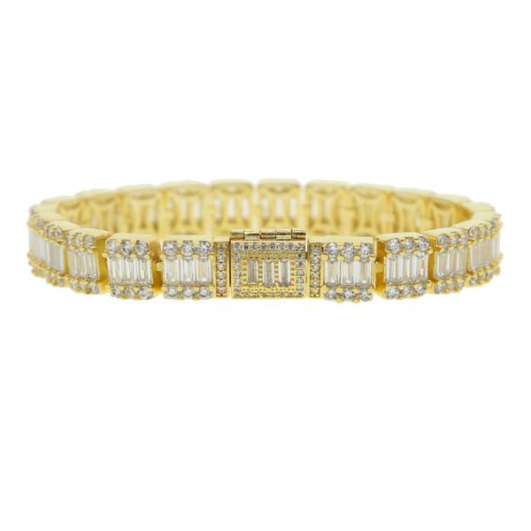 hip hop iced out 17cm square cz cuban chain bracelet bangle with gold color plated women wide band bracelet bangle drop ship, Black
hip hop iced out 17cm square cz cuban chain bracelet bangle with gold color plated women wide band bracelet bangle drop ship, Black