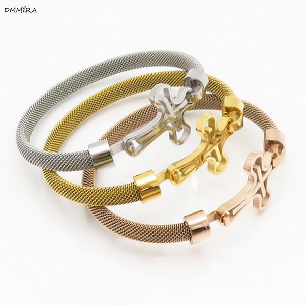 2019 fashion cross faith stainless steel women bracelet gold silver street trendy punk style men women bracelets, Black
2019 fashion cross faith stainless steel women bracelet gold silver street trendy punk style men women bracelets, Black