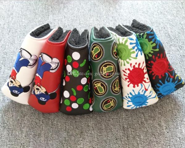 embroider golf putter head cover pu leather golf club headcover for blade 6options
embroider golf putter head cover pu leather golf club headcover for blade 6options