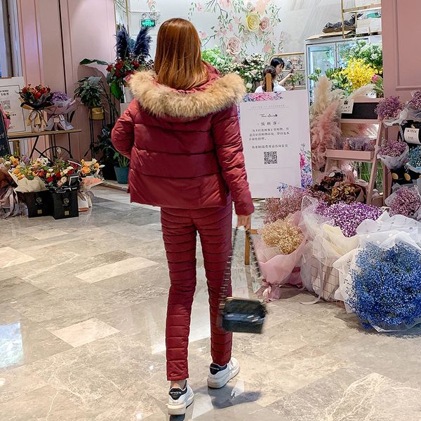 new arrive solid winter jacket winter pants women down cotton suit slim casua fasion warm parka snow outwear for woman, Black
new arrive solid winter jacket winter pants women down cotton suit slim casua fasion warm parka snow outwear for woman, Black