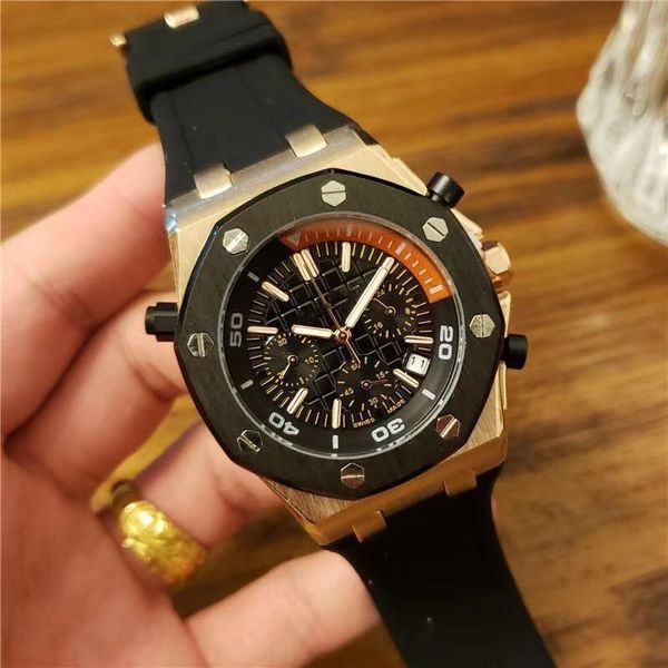 quartz designer mens watch chronograph satch small pointers work gold james men sea wristwatch ing, Slivery;brown
quartz designer mens watch chronograph satch small pointers work gold james men sea wristwatch ing, Slivery;brown