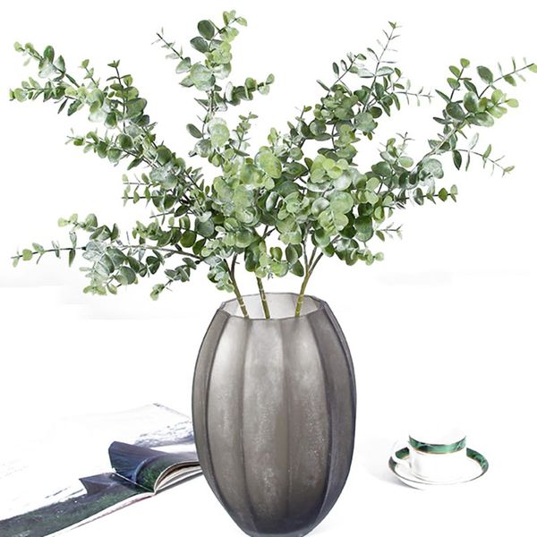 1pcs simulated eucalyptus plastic leaves artificial plant home party garden decorations festive supplies for living room desktop
1pcs simulated eucalyptus plastic leaves artificial plant home party garden decorations festive supplies for living room desktop