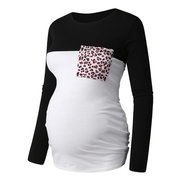 Leopard Maternity Tops Winter Patchwork Pocket Breastfeeding Long Sleeve Nurse Top Elegant Pregnant Women Feeding Clothes 19Nov
Leopard Maternity Tops Winter Patchwork Pocket Breastfeeding Long Sleeve Nurse Top Elegant Pregnant Women Feeding Clothes 19Nov