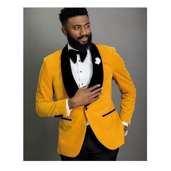 handsome yellow velvet groom tuxedos shawl collar man party dress prom blazer coat trousers sets business suits (jacket+pants+bow tie) k83, Black;gray
handsome yellow velvet groom tuxedos shawl collar man party dress prom blazer coat trousers sets business suits (jacket+pants+bow tie) k83, Black;gray