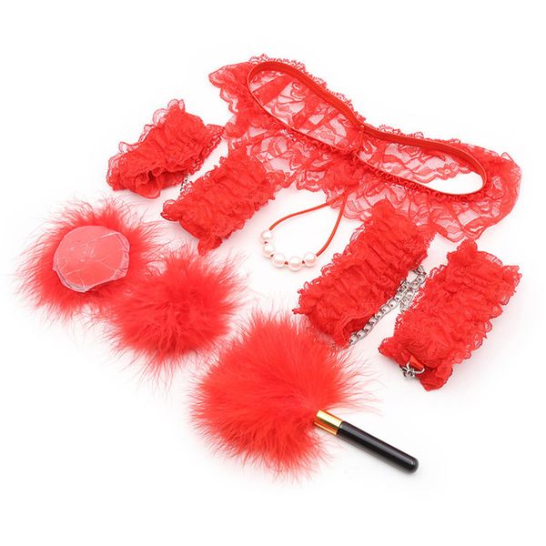 fun female wife lace nightclub suit couple supplies handcuffs toys tools toy passion flirting tied flpku